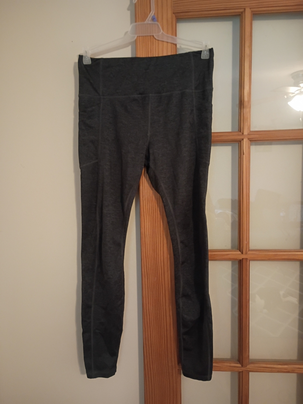 Avia Charcoal Heather Girls' Active Leggings